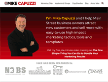 Tablet Screenshot of mikecapuzzi.com